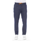 Distretto12 Blue Cotton Men Pant