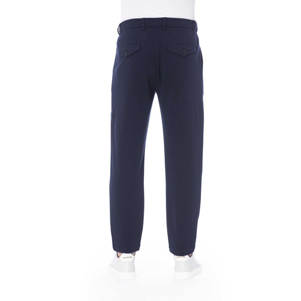 Distretto12 Blue Cotton Men Pant