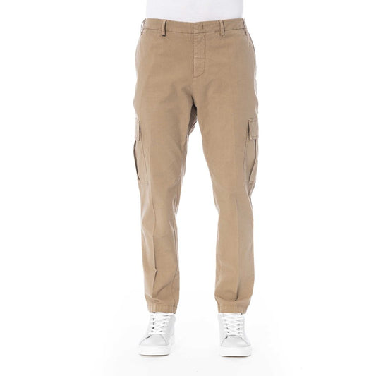 Distretto12 Beige Cotton Men Pants