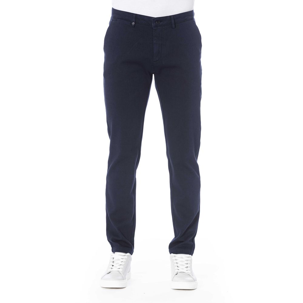 Distretto12 Blue Cotton Men Pant