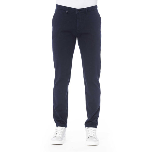 Distretto12 Blue Cotton Men Pant