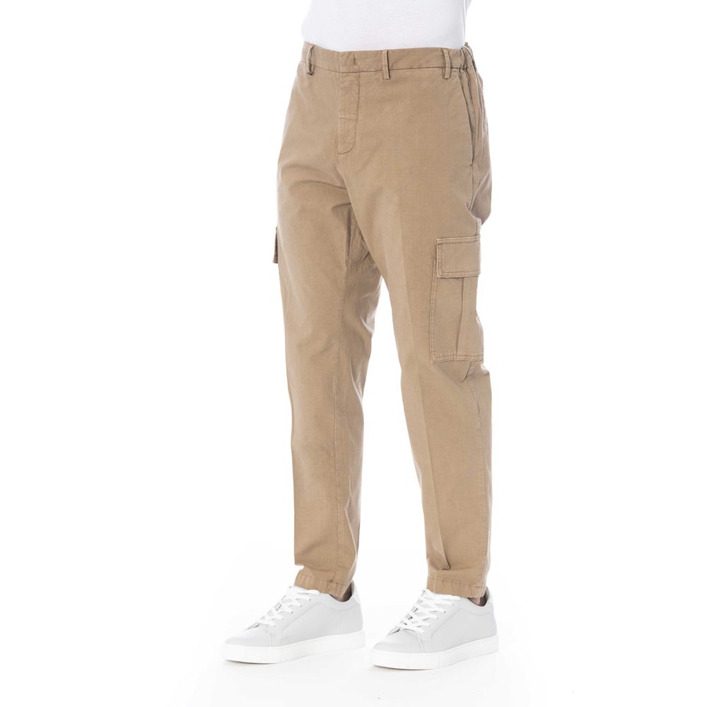 Distretto12 Beige Cotton Men Pants