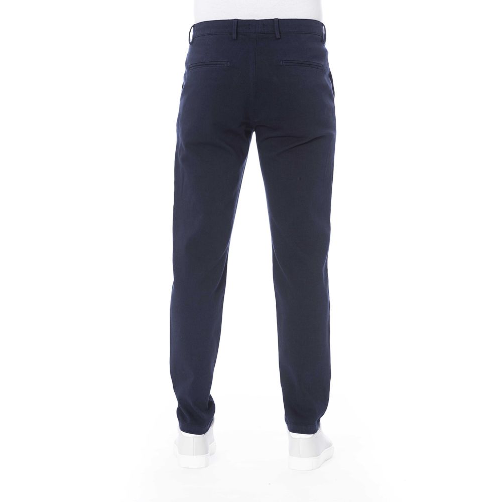 Distretto12 Blue Cotton Men Pant