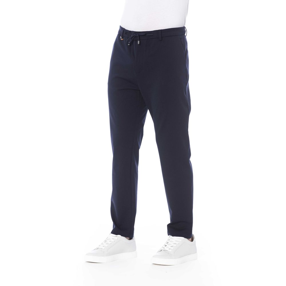 Distretto12 Blue Cotton Men Pant