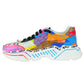 Dolce & Gabbana Multicolor Leather Di Calfskin Sneaker