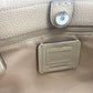 COACH Leather Chalk Small Thea Tote Shoulder Purse Bag