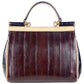 Dolce & Gabbana Multicolor Leather Di Crocodile Handbag