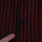 Dolce & Gabbana Black Red Zigzag Pattern Casual Shirt