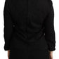 Dolce & Gabbana Black Lace Long Sleeves Blouse STAFF Top