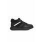 Cerruti 1881 Black Leather Women Platform Sneaker