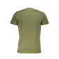 Cavalli Class Green Cotton T-Shirt