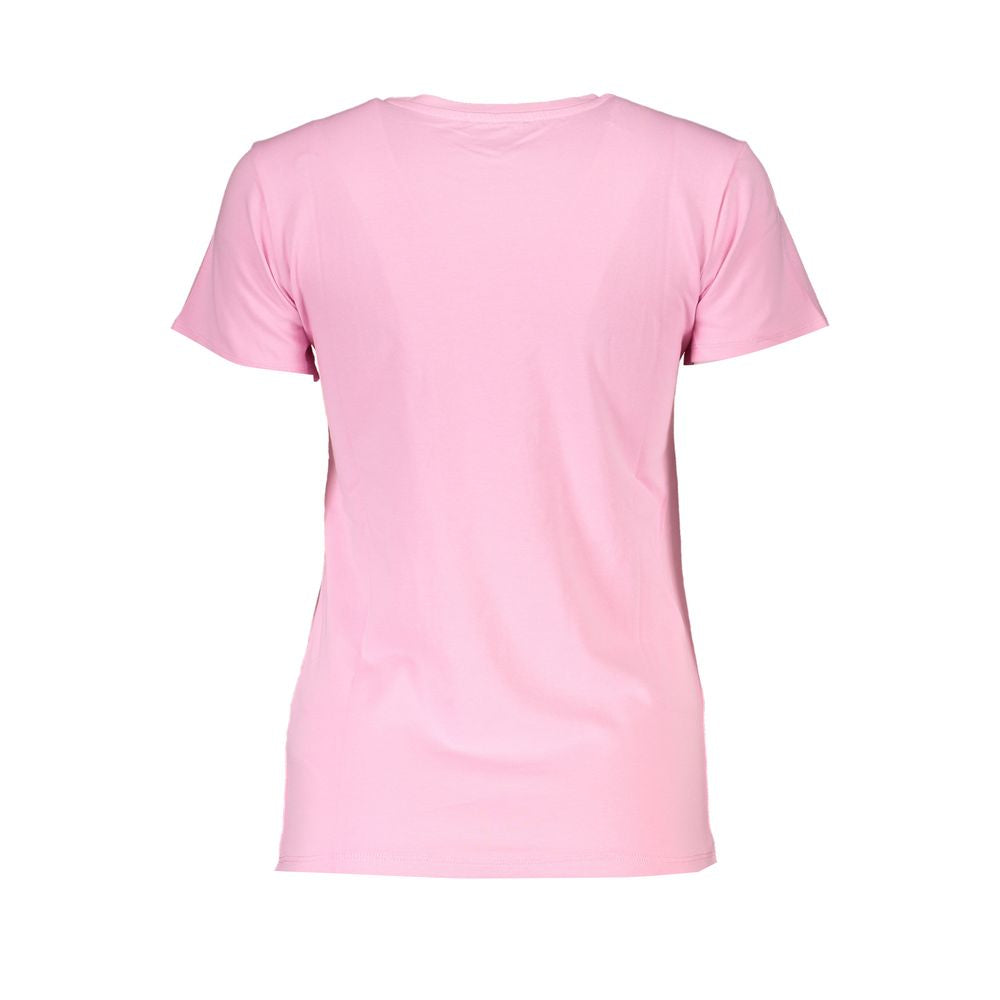 Cavalli Class Pink Cotton Tops & T-Shirt