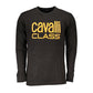 Cavalli Class Black Cotton Sweater