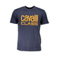 Cavalli Class Blue Cotton T-Shirt