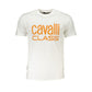 Cavalli Class White Cotton T-Shirt