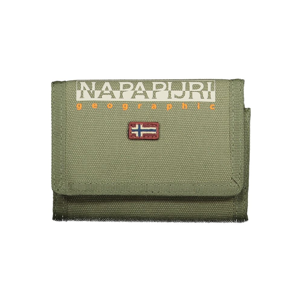 Napapijri Green Cotton Wallet