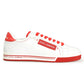 Dolce & Gabbana White Leather Di Calfskin Sneaker