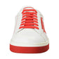 Dolce & Gabbana White Leather Di Calfskin Sneaker