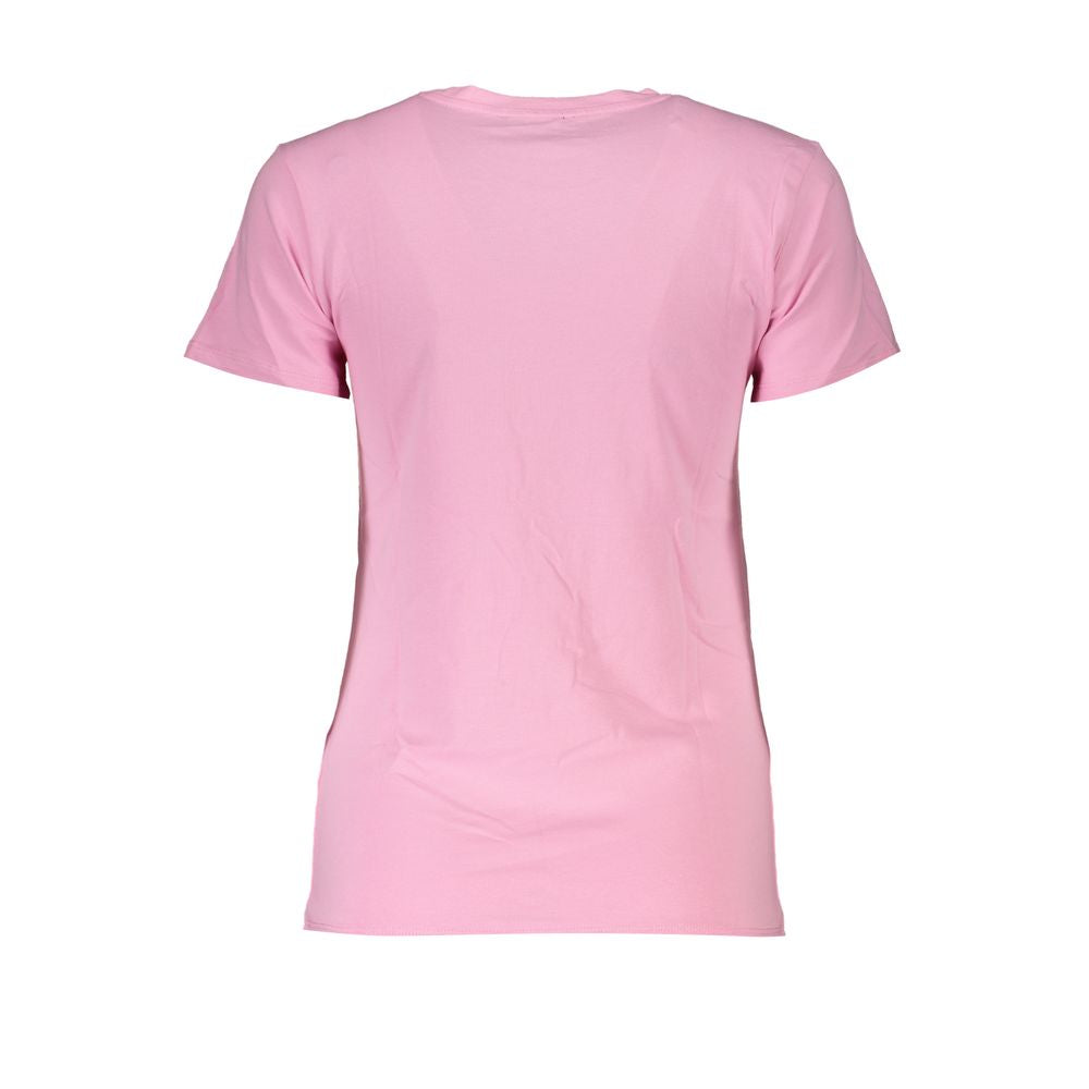 Cavalli Class Pink Cotton Tops & T-Shirt