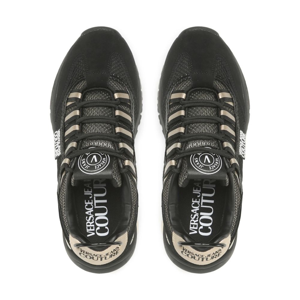 Versace Jeans Black Nylon Sneaker