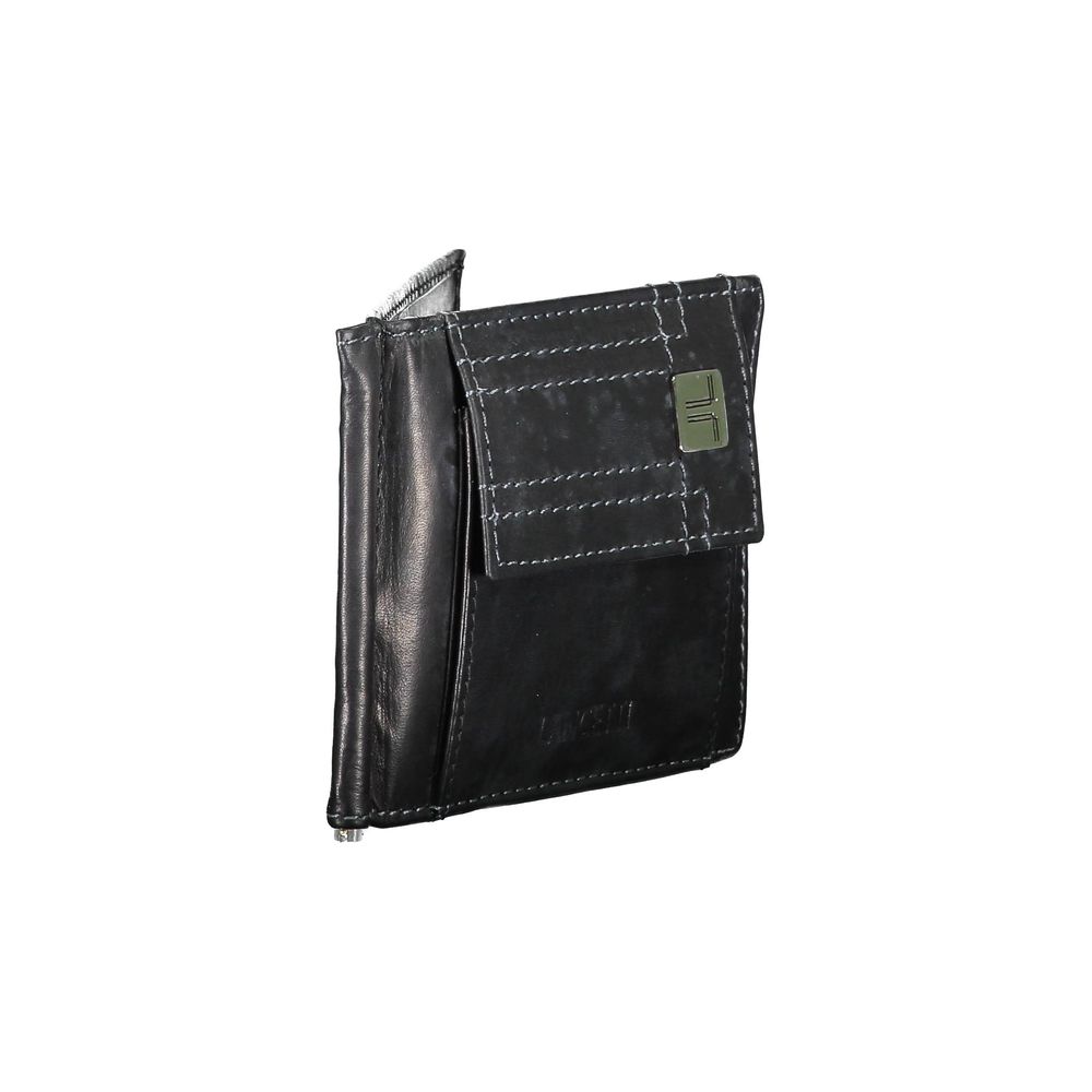 Lancetti Black Leather Wallet