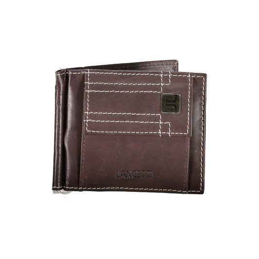 Lancetti Brown Leather Wallet