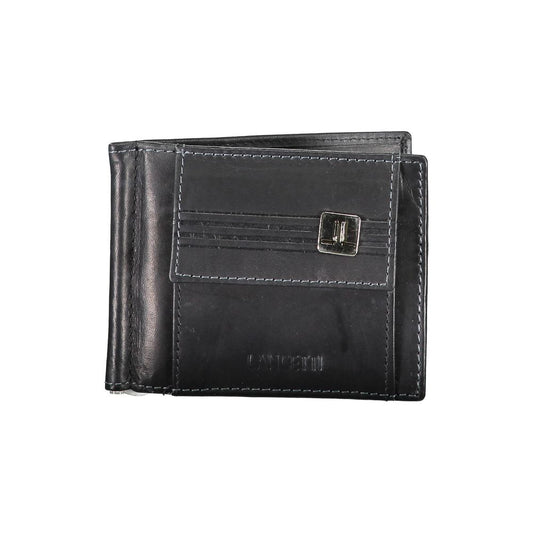 Lancetti Black Leather Wallet