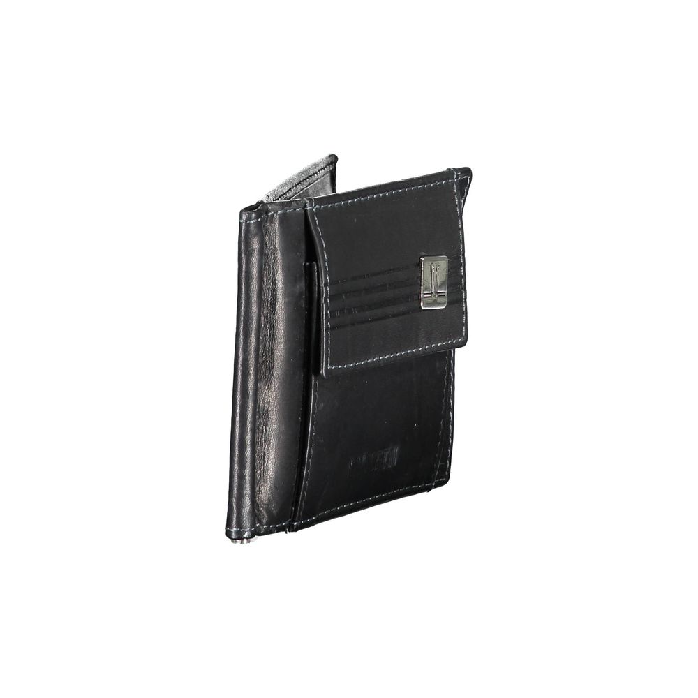 Lancetti Black Leather Wallet