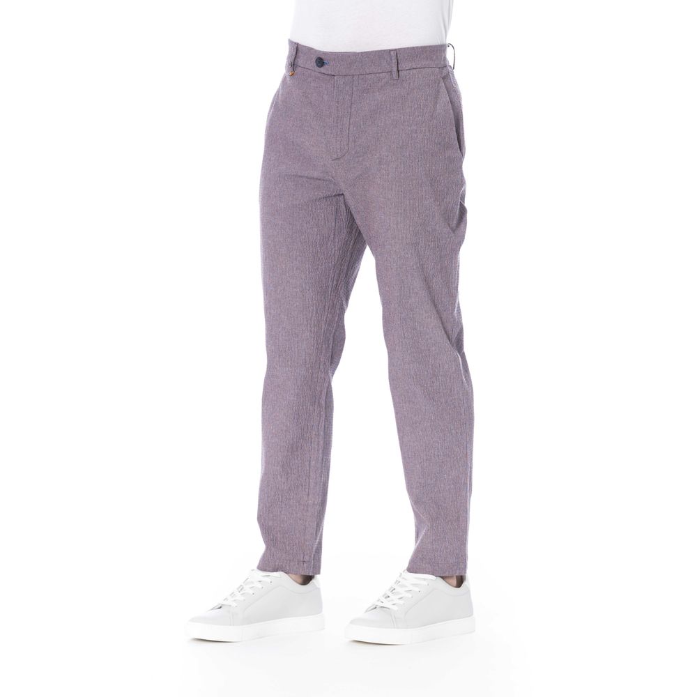 Distretto12 Orange Cotton Men Pant