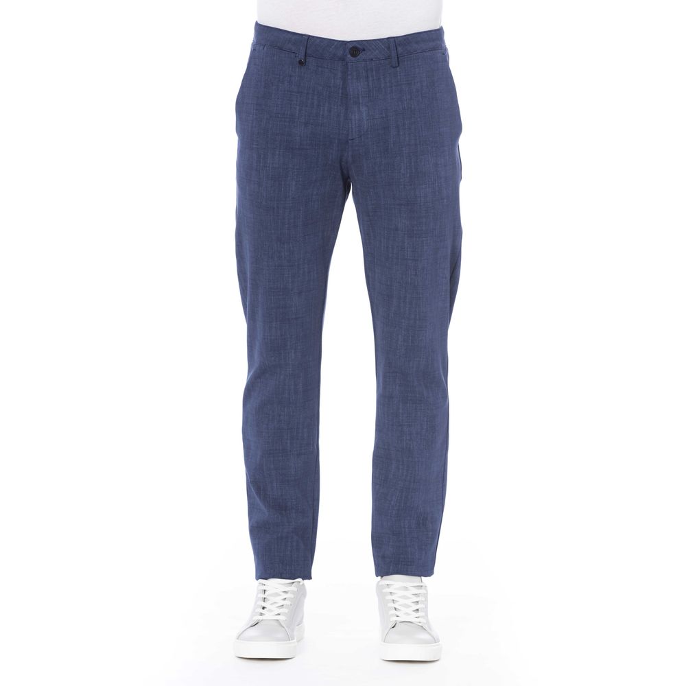 Distretto12 Blue Cotton Men Pants