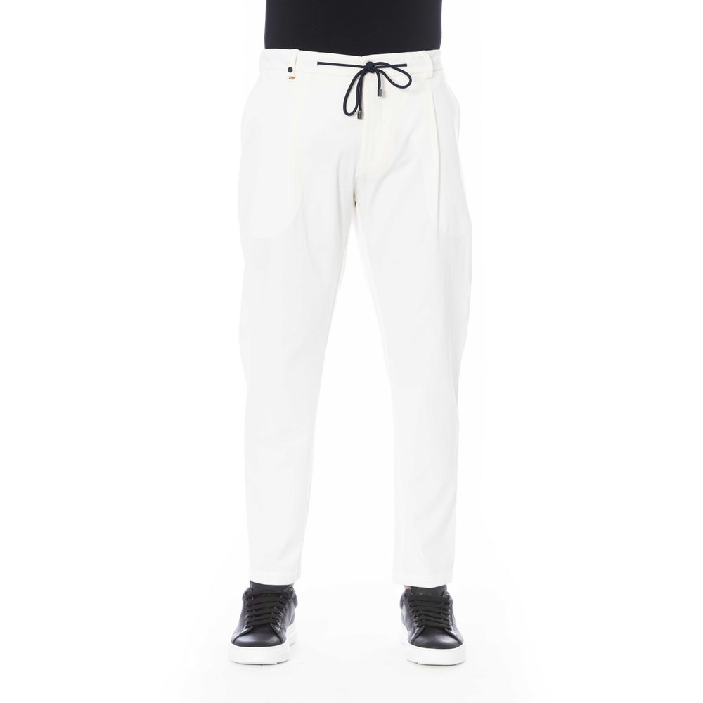 Distretto12 White Cotton Men Pant