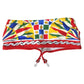 Dolce & Gabbana Multicolor Carretto Bandeau Swimwear Top Bikini