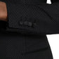 Dolce & Gabbana Black Jacquard MARTINI Single Breasted Coat Blazer