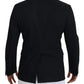 Dolce & Gabbana Black Wool Single Breasted Tuxedo Blazer