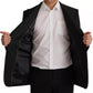 Dolce & Gabbana Black Polyester Single Breasted BlazerJacket