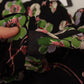 Dolce & Gabbana Silk Black Floral Print Long Sleeve Top Blouse