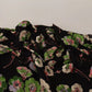 Dolce & Gabbana Silk Black Floral Print Long Sleeve Top Blouse