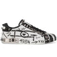 Dolce & Gabbana White Leather Di Calfskin Sneaker