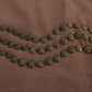 John Galliano Brown Cotton Studded Sweater