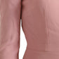 Dolce & Gabbana Pink A-line Flare Viscose Short Sleeves Dress