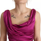 Dolce & Gabbana Sheath Mermaid Fuchsia Silk Stretch Gown Dress