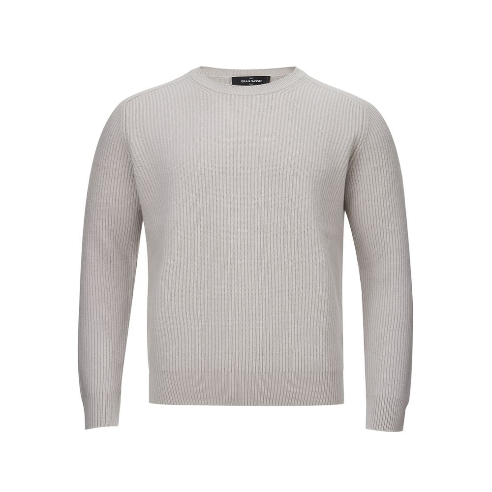 Gran Sasso Elegant Cashmere Men's Gray Sweater