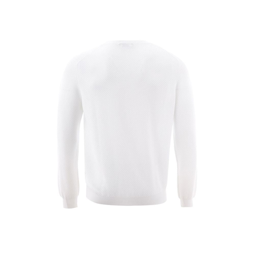 Gran Sasso Elegant Italian White Cotton T-Shirt