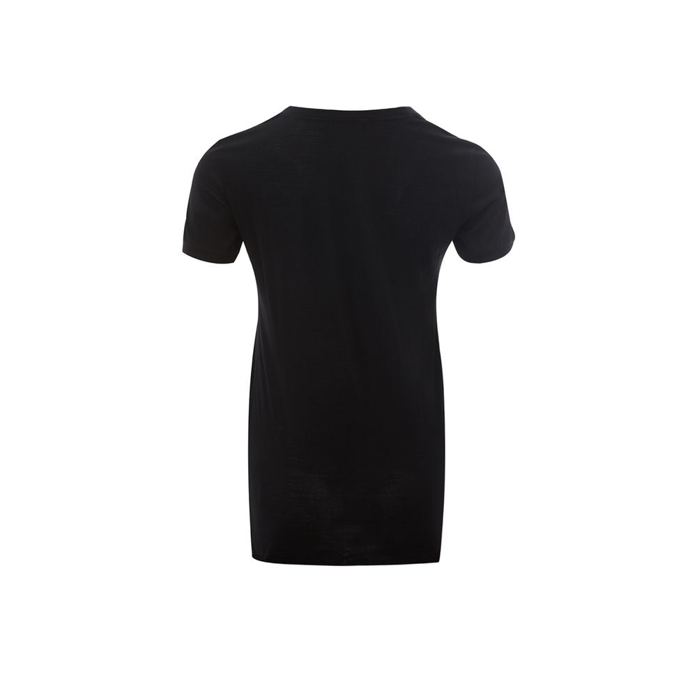 Dolce & Gabbana Chic Black Cotton Top for Elegance & Style