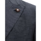 Lardini Elegant Gray Wool Jacket for Sophisticated Men