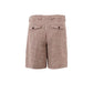 Lardini Elegant Silk-Linen Blend Multicolor Shorts