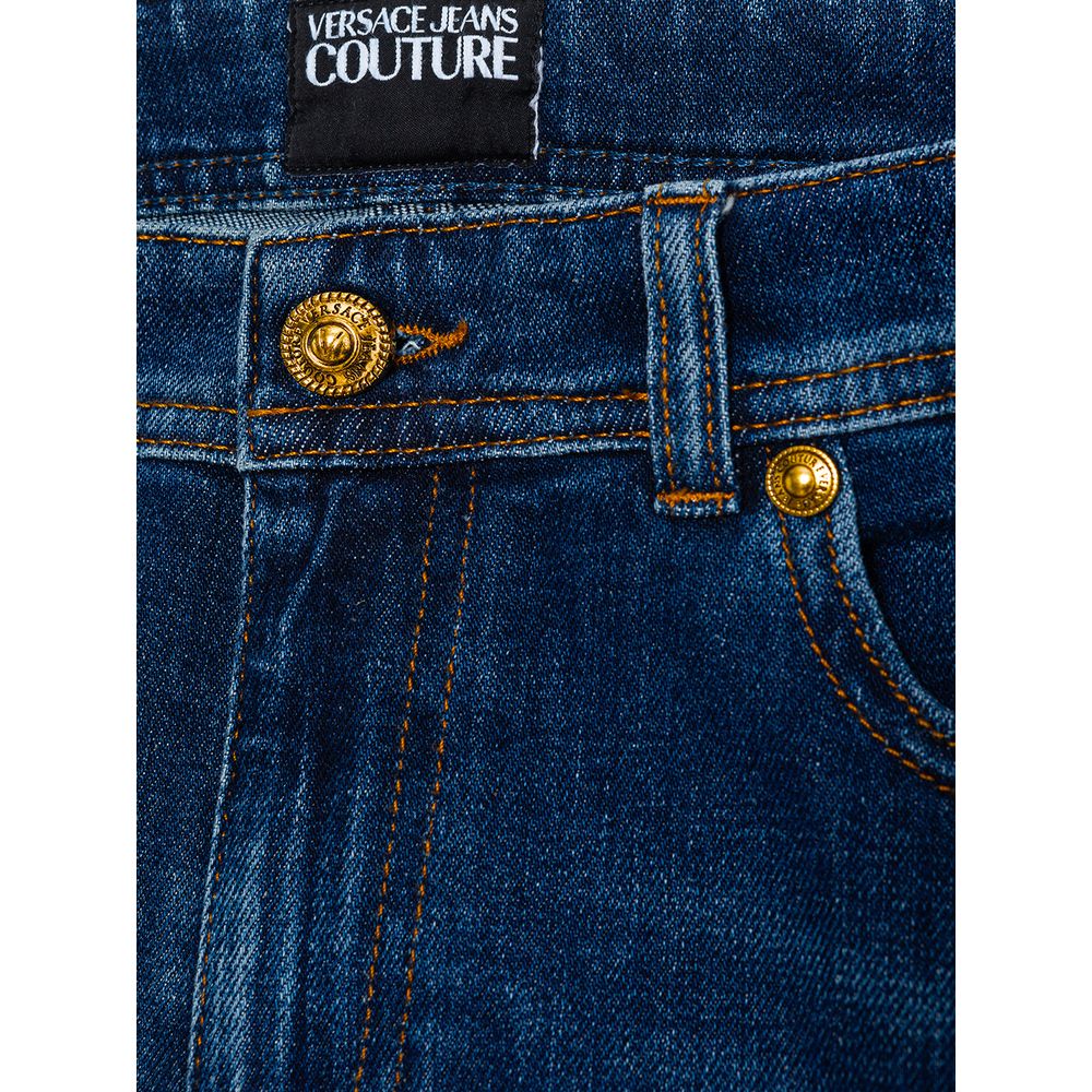 Elegant Blue Cotton Denim from Versace Jeans