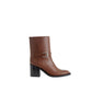 Burberry Elegant Leather Brown Boots for Sophisticated Style