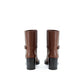 Burberry Elegant Leather Brown Boots for Sophisticated Style