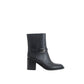 Burberry Elegant Black Leather Boots